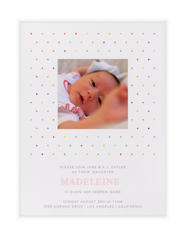Madeleine Naming Ceremony